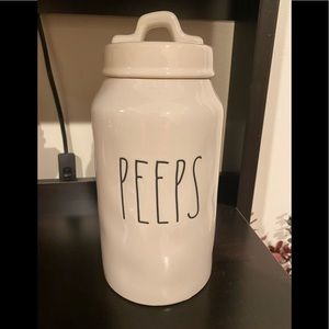 Rae Dunn peeps canister